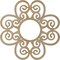 Ekena Millwork Cohen Wood Fretwork Pierced Ceiling Medallion, Birch, 30"OD x 10 1/4"ID x 1/4"T CMWP30X30X0250COBI - alternate 3